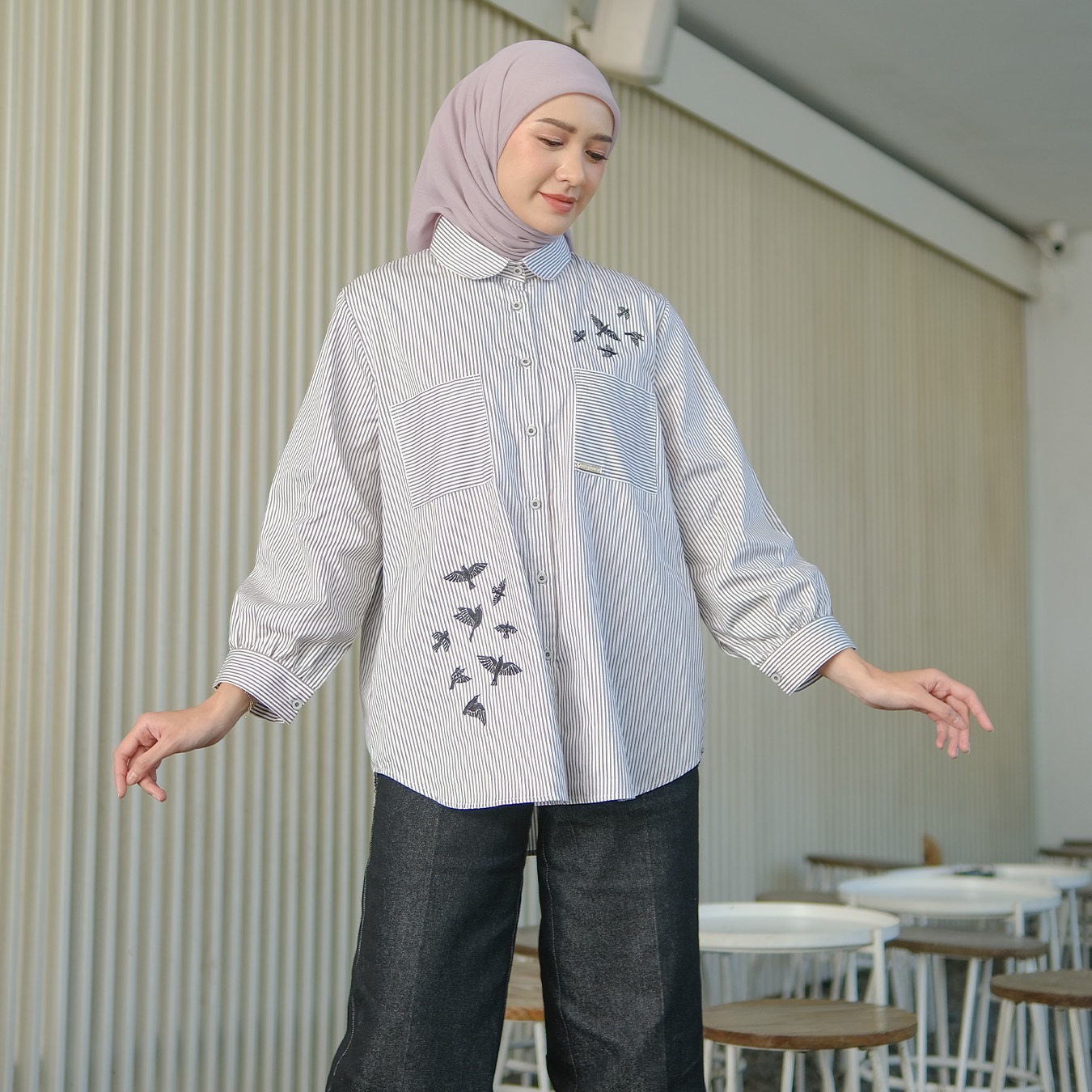 Janan Shirt Grey