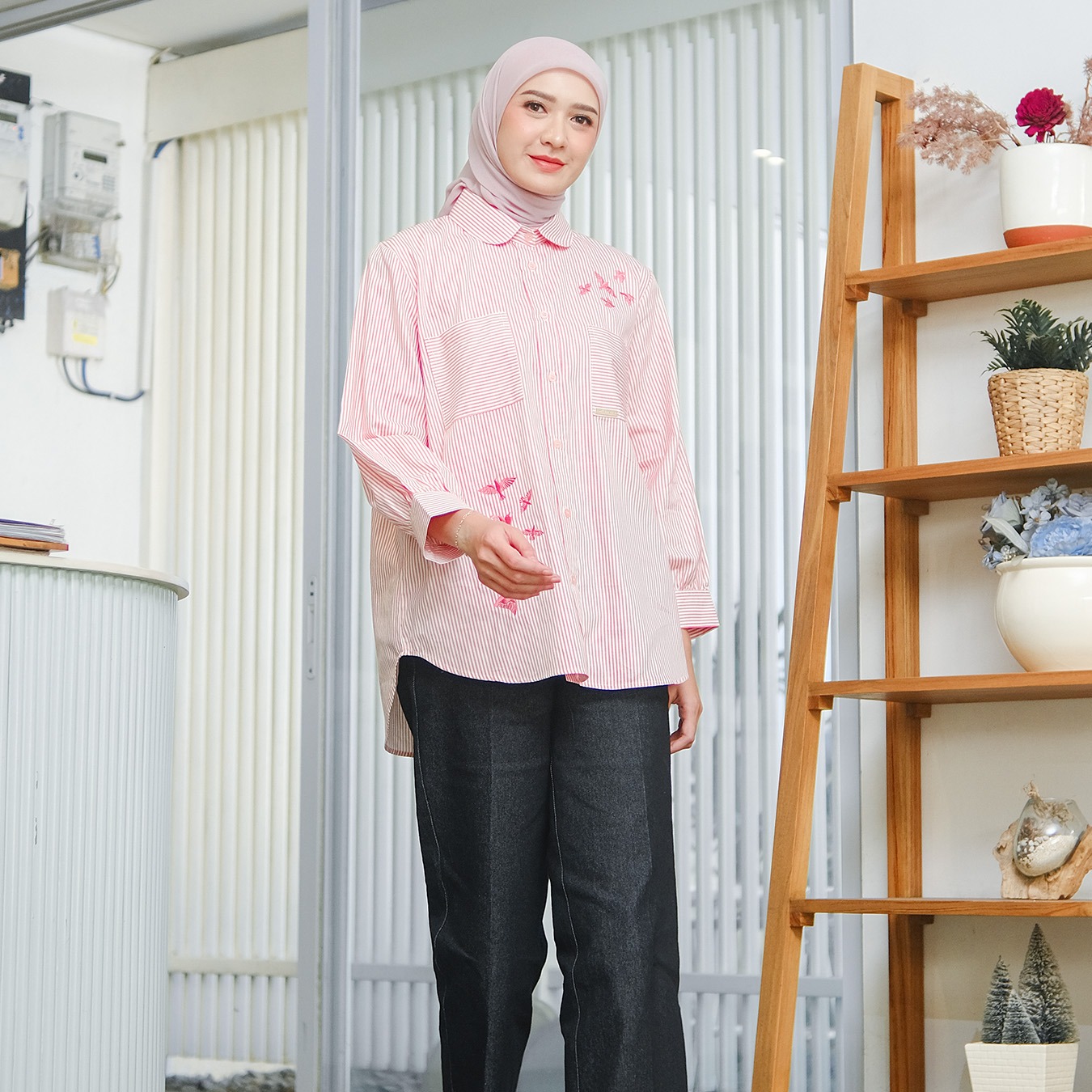 Janan Shirt Salmon Pink
