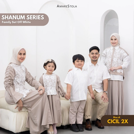 Image of Shanum Series - Family Set OffWhite