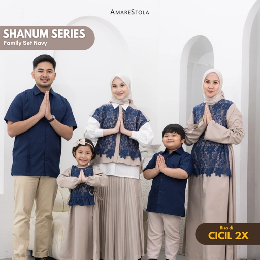 Image of Shanum Series - Family Set Navy