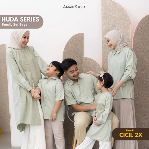 Image of Huda Series - Family Set Sage