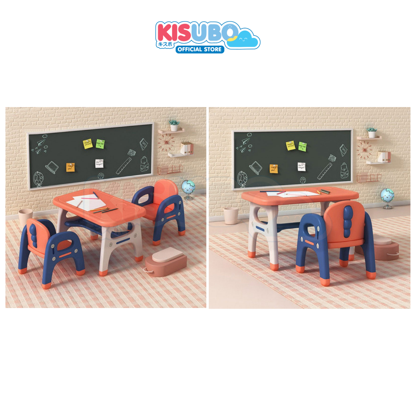 KISUBO Meja Kursi Anak Set Table Chair Set for Kids