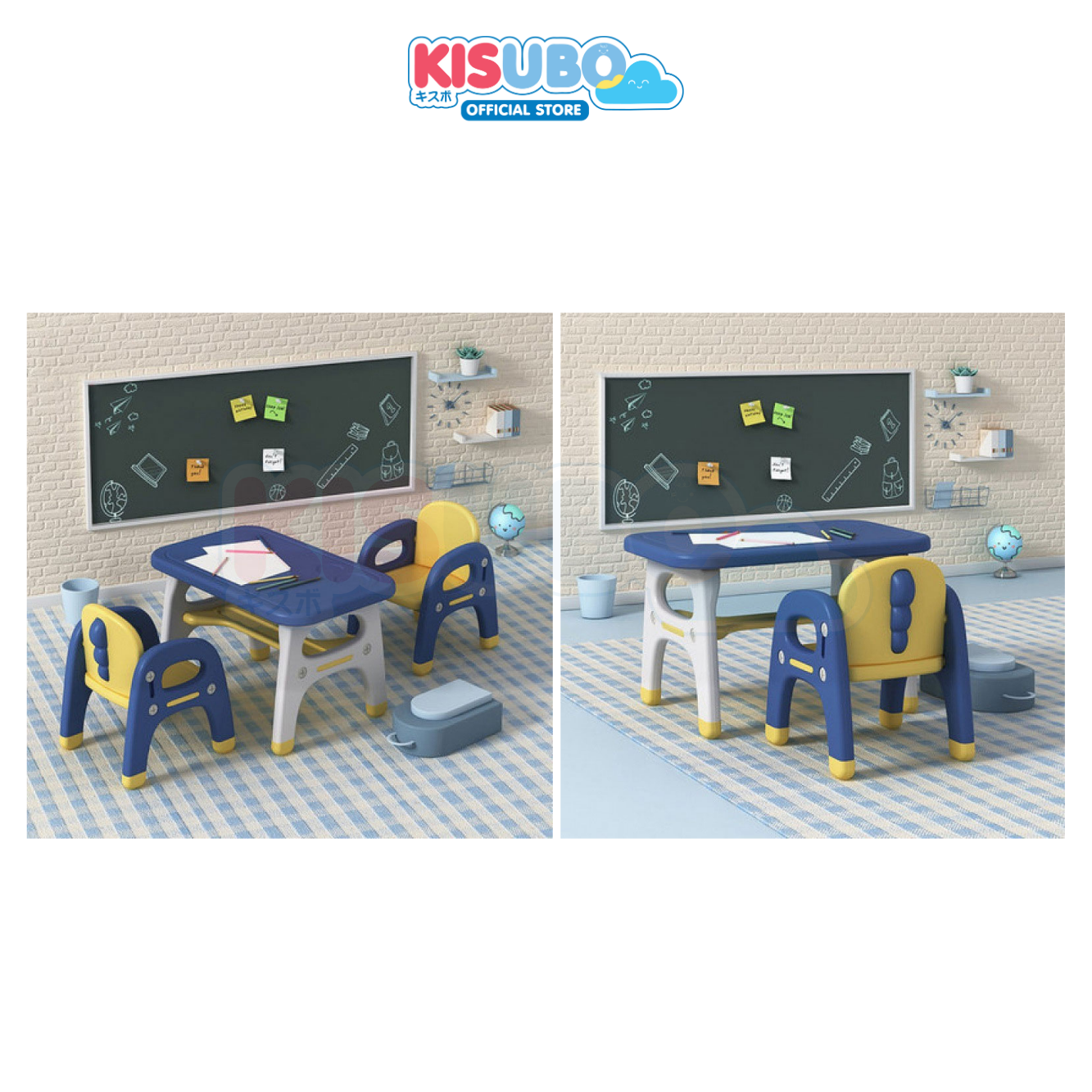 KISUBO Meja Kursi Anak Set Table Chair Set for Kids