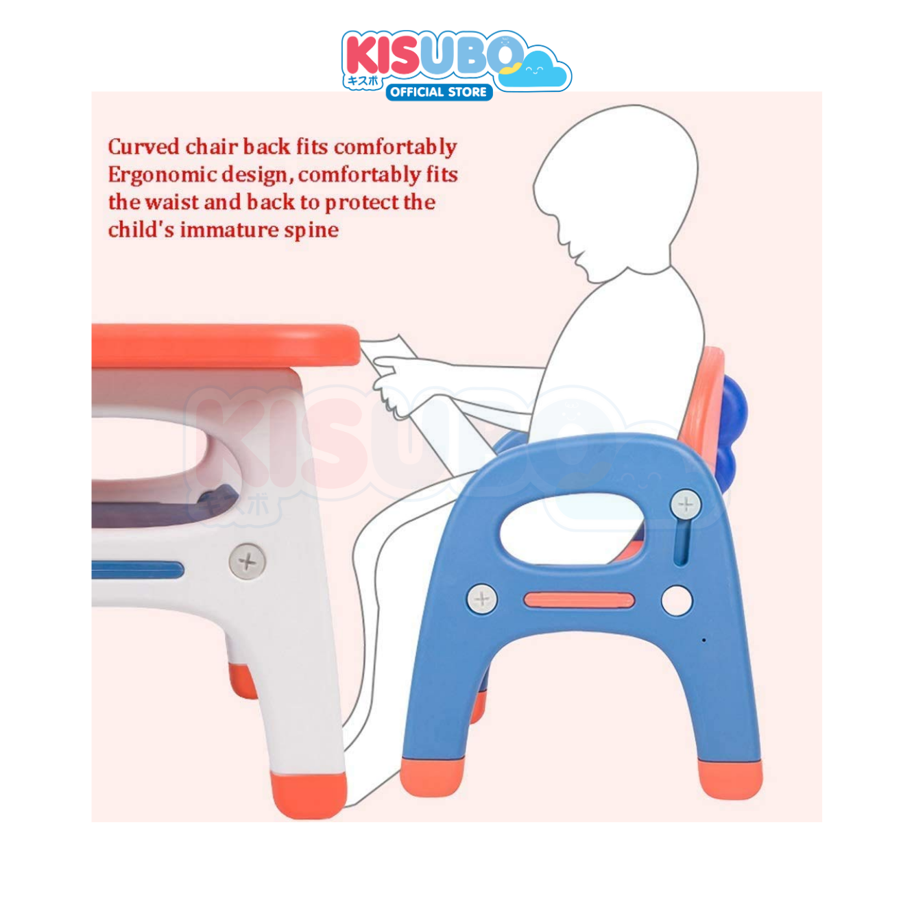 KISUBO Meja Kursi Anak Set Table Chair Set for Kids