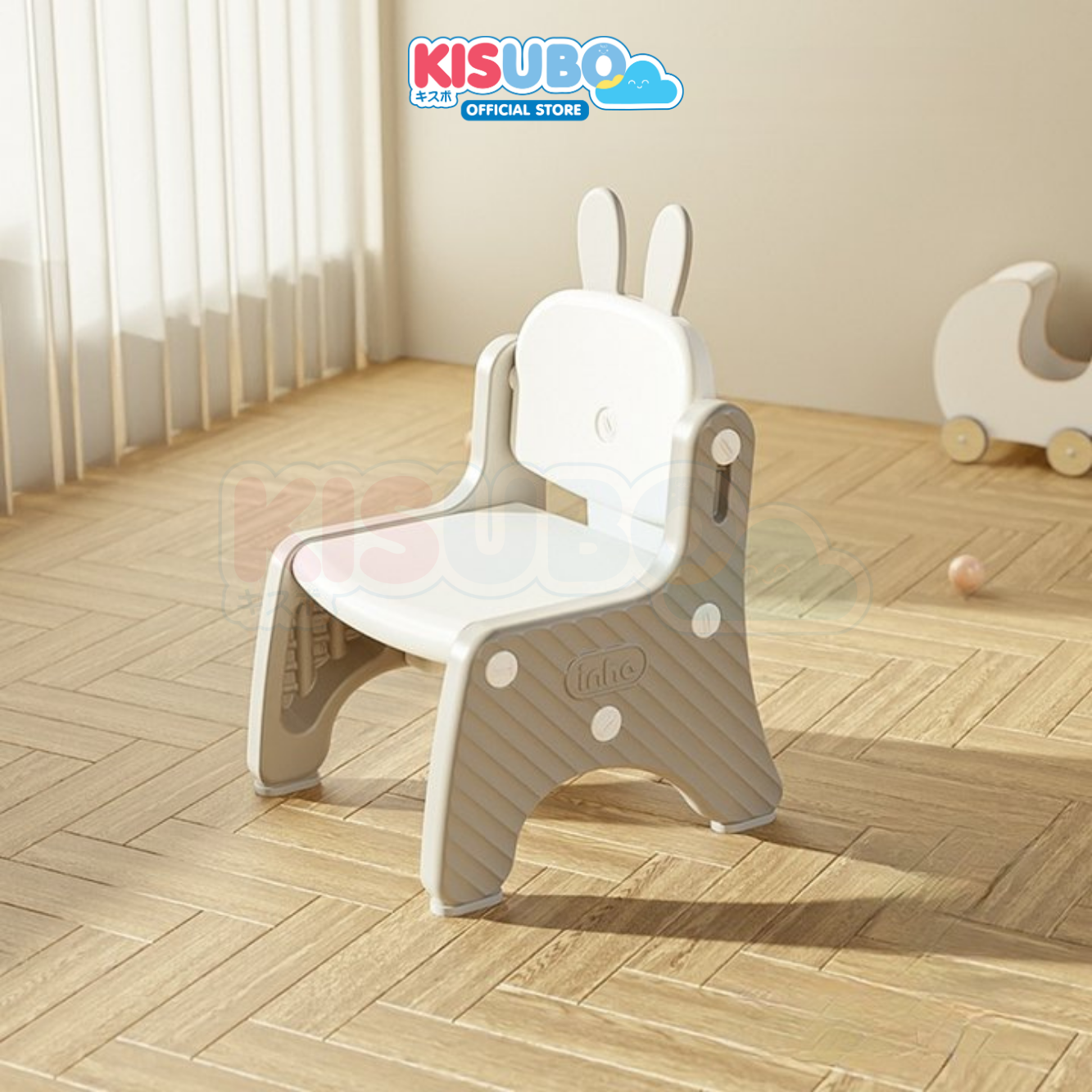 KISUBO Rabbit Table Chair Set Meja Belajar Anak