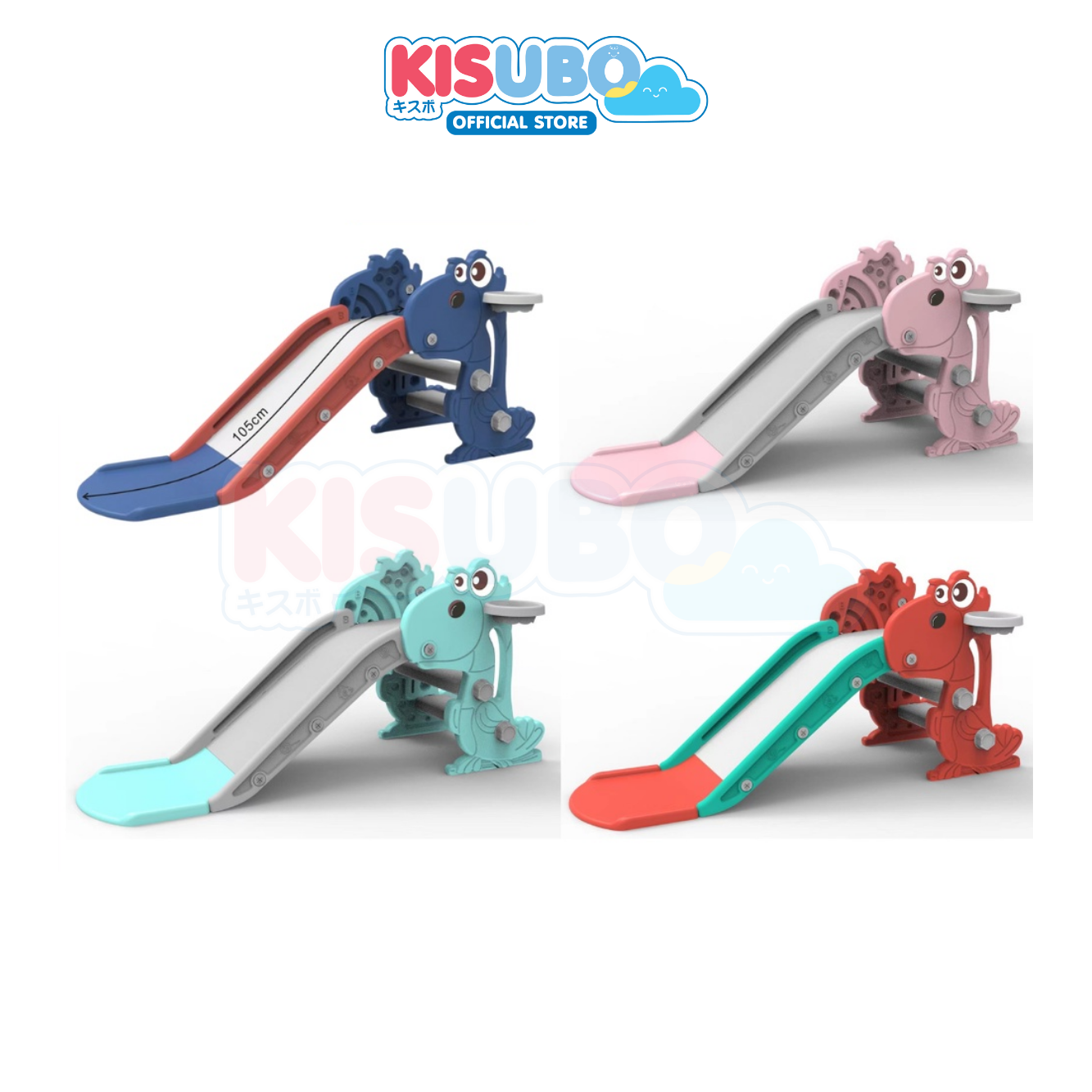 KISUBO Perosotan Dino Lipat Perosotan Kisubo Perosotan Mainan Perosotan Mainan Dino Lipat Foldable Dino Slides