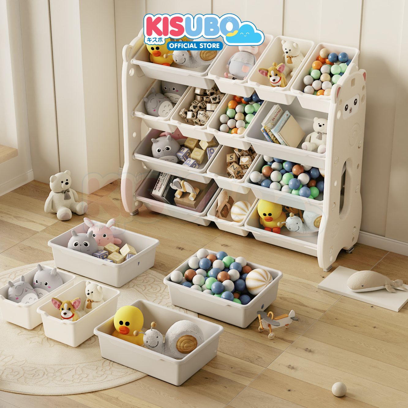 KISUBO Rak Serbaguna Rack Shelf Organizer Colorful