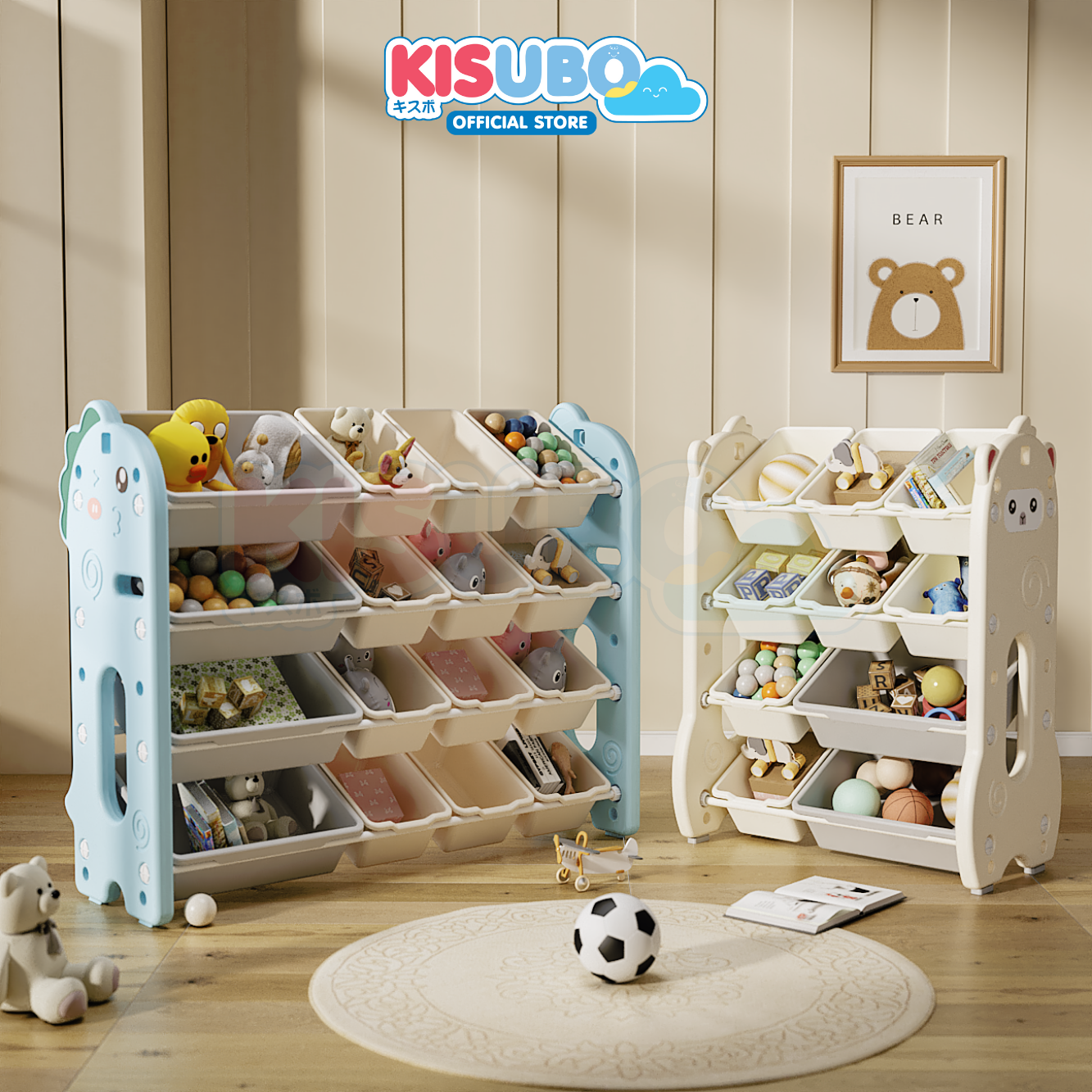 KISUBO Rak Serbaguna Rack Shelf Organizer Colorful