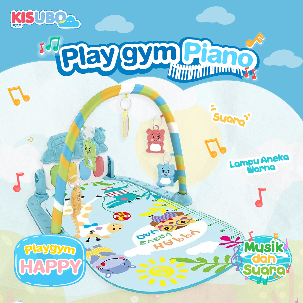 KISUBO Playgym All in One Piano Playmats