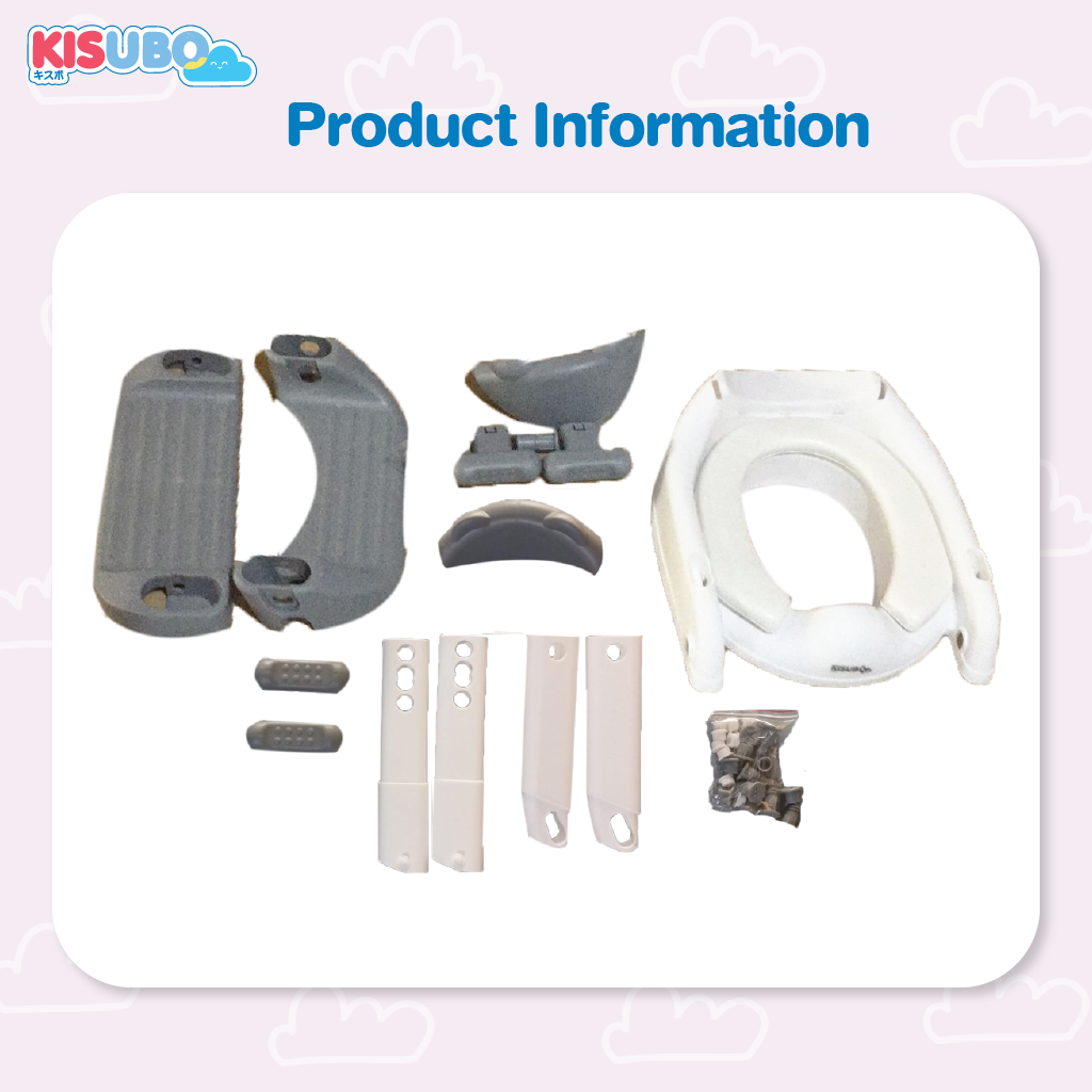 KISUBO Baby Potty Ladder Chair Seat Toilet Training Pispot Anak Bayi Ladder Baby Safe