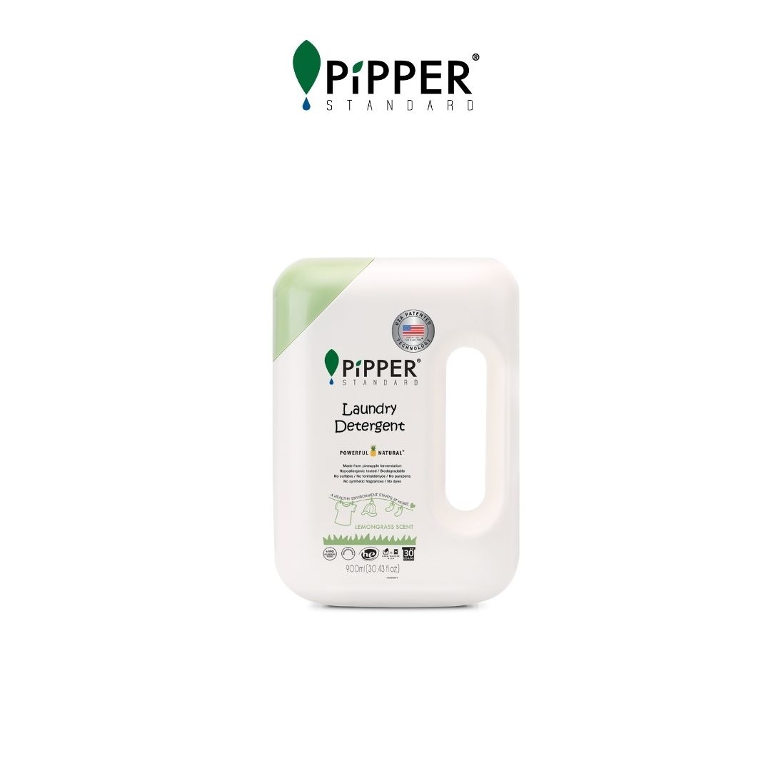 PiPPER Laundry Detergent - Lemongrass and Eucalyptus Scent 900ml