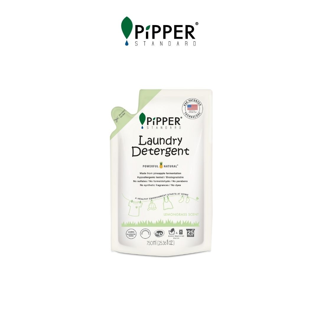 PiPPER Laundry Detergent (Refill) - Lemongrass / Eucalyptus 750ml