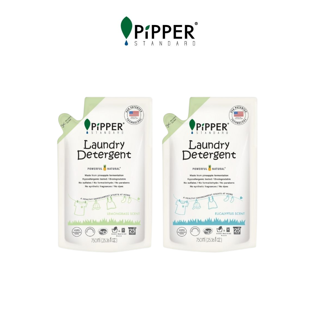 PiPPER Laundry Detergent (Refill) - Lemongrass / Eucalyptus 750ml