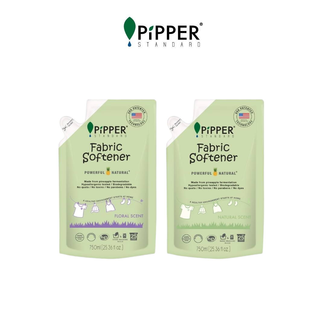 PiPPER Fabric Softener (Refill) - Natural / Floral Scent 750ml