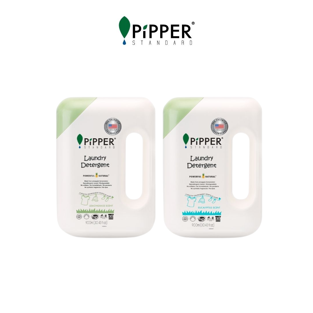 PiPPER Laundry Detergent - Lemongrass and Eucalyptus Scent 900ml