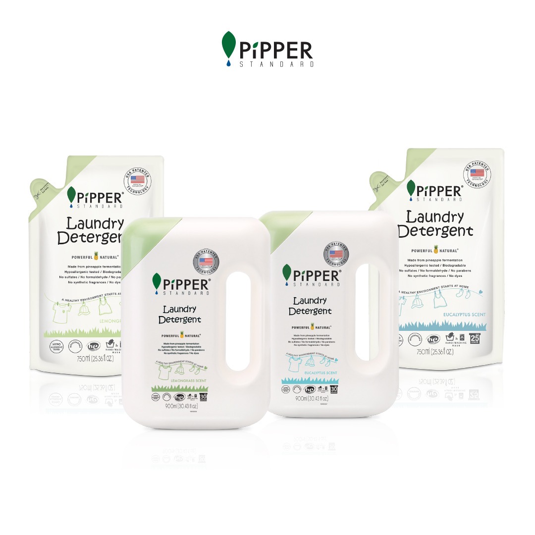 PiPPER Laundry Detergent - Lemongrass and Eucalyptus Scent