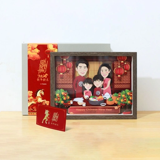 Image of Fortune Frame - Peapepo's in 30x40 Frame CNY Edition