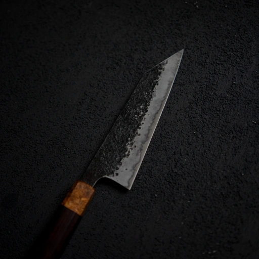 Image of SanMai Bunka 170mm Kurouchi, Rosewood Handle