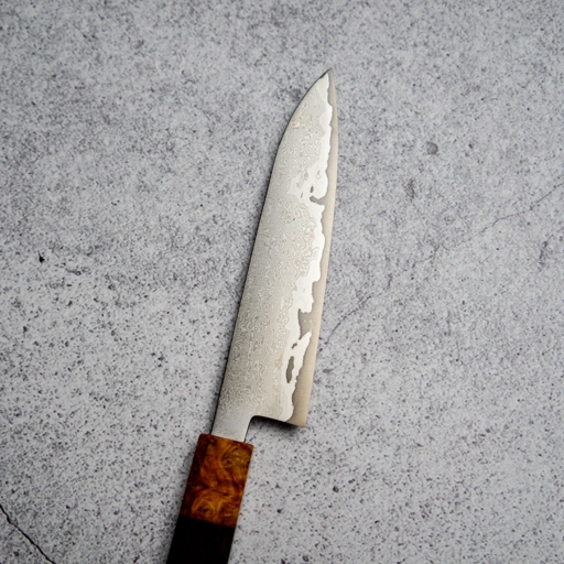 Image of Damascus Petty 140mm, Rosewood Amboyna Handle #2