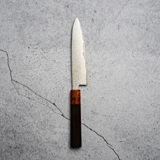 Image of Damascus Petty 140mm, Rosewood Amboyna Handle #3