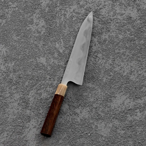 Image of Copy of Keskin Gyuto 240mm, Wenge Handle w/ Blonde Horn Ferrule 