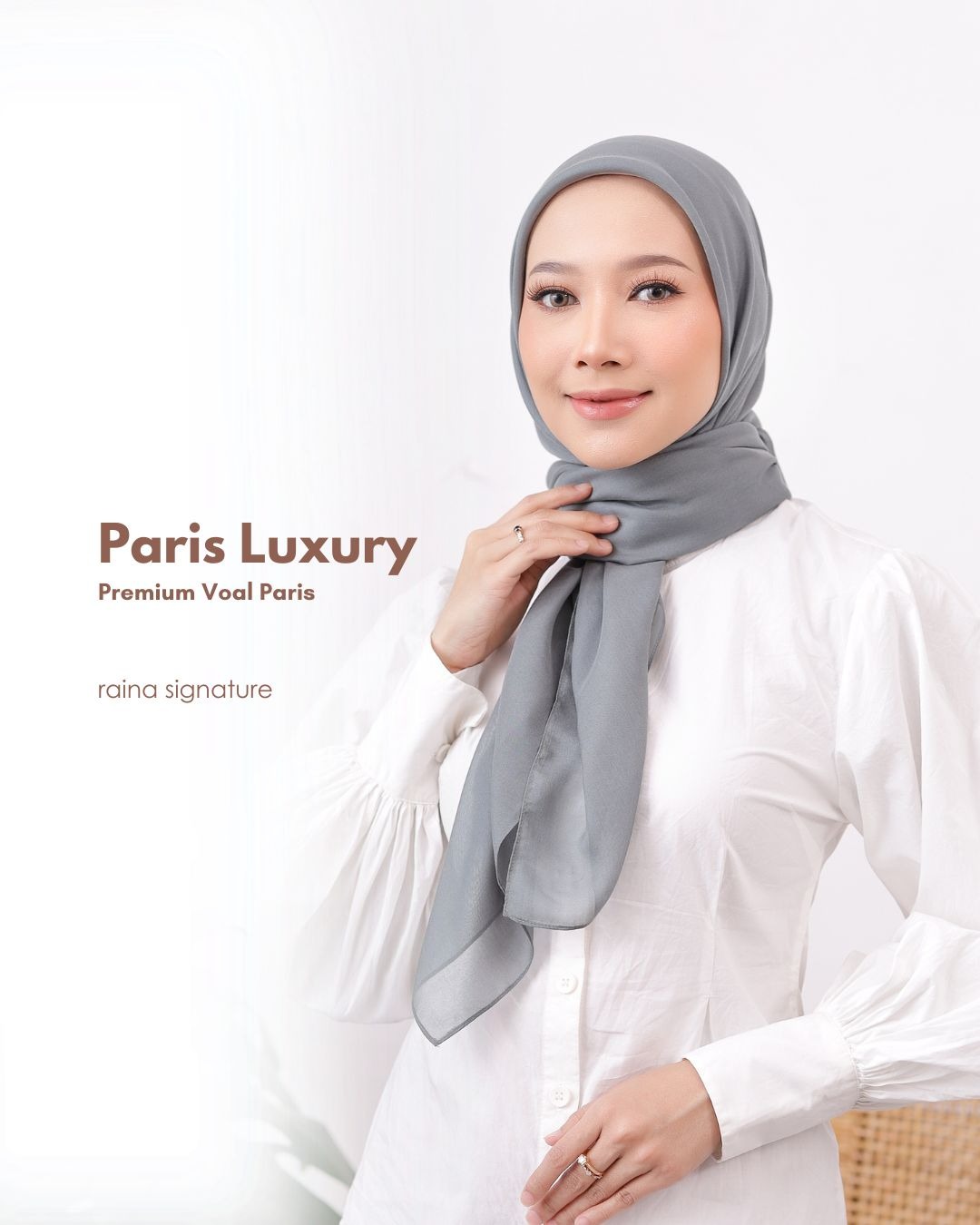180K GET 3 PCS Paris Luxury Segiempat Voal Paris
