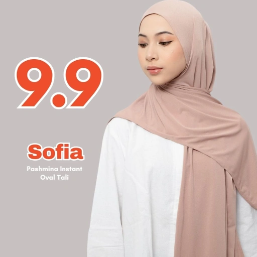 Image of Raina Signature - Sofia Korean Jersey Pashmina Instant Oval Tali