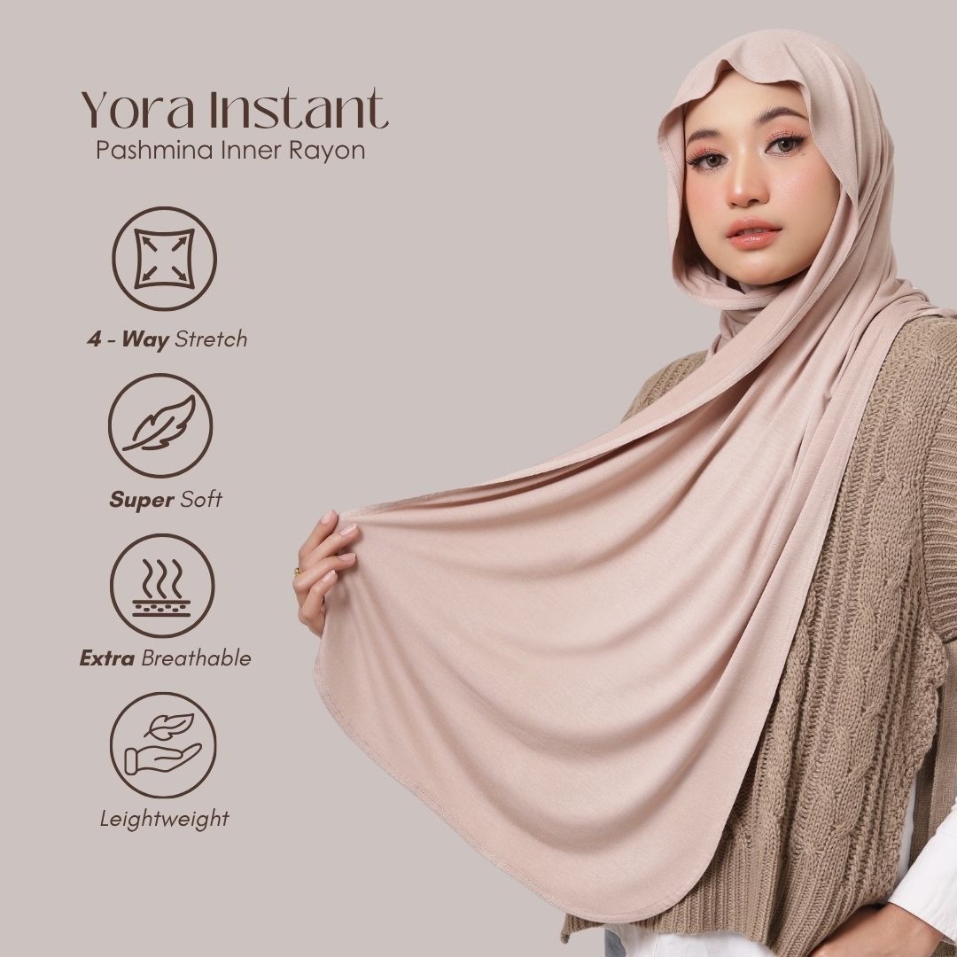 YORA - Pashmina Instant Rayon