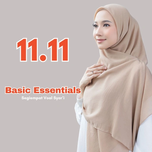 Image of Raina Signature - Basic Essentials Segiempat Voal Syar'i