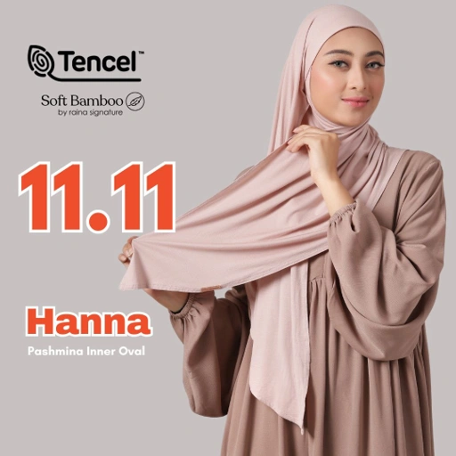 Image of Raina Signature - Hanna TENCEL Pashmina Inner Oval