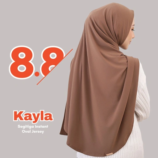 Image of Raina Signature - Kayla Jersey Segitiga Instant Oval