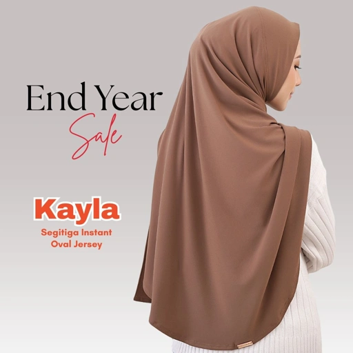 Image of Raina Signature - Kayla Jersey Segitiga Instant Oval