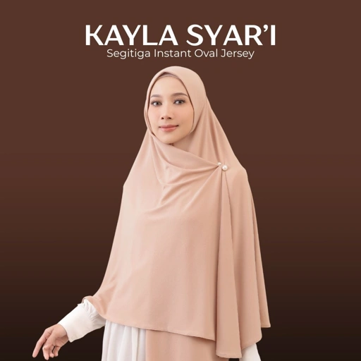 Image of Raina Signature - Kayla Jersey Segitiga Instant Syar'i Oval