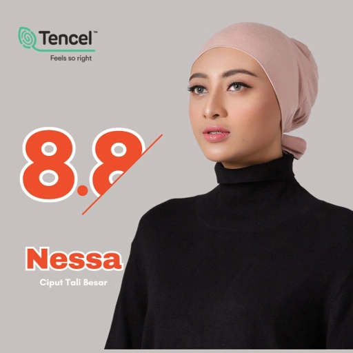Image of Raina Signature - Nessa TENCEL Ciput Tali Besar