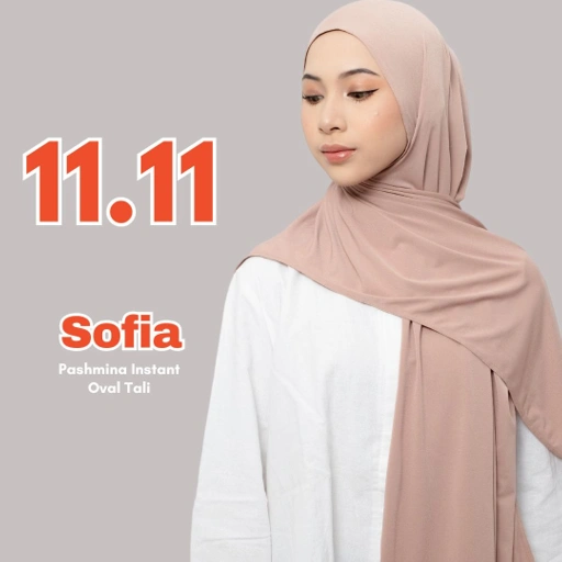 Image of Raina Signature - Sofia Korean Jersey Pashmina Instant Oval Tali