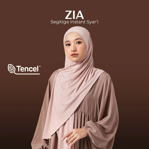 Image of Raina Signature - Zia TENCEL Segitiga Instant Oval Syar'i