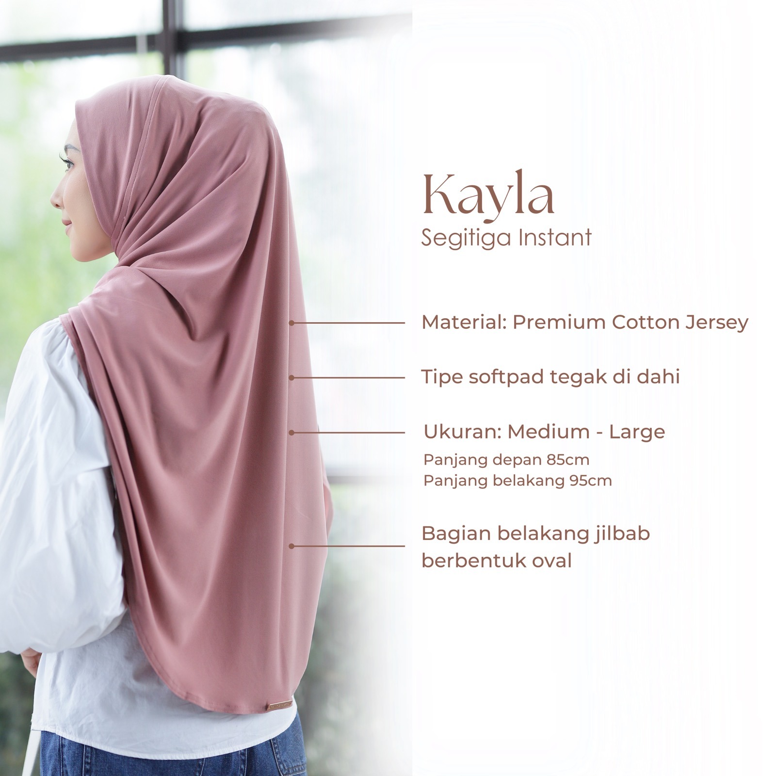 KAYLA - Segitiga Instant Oval