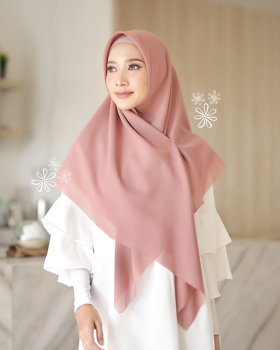 180K GET 3 PCS Ultima Prime Segiempat Voal Premium
