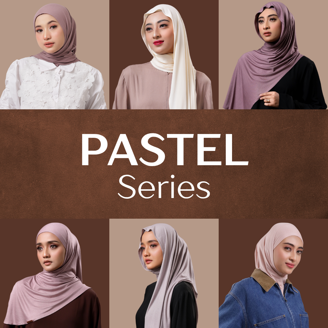  HIJAB INSTANT TENCEL WARNA PASTEL