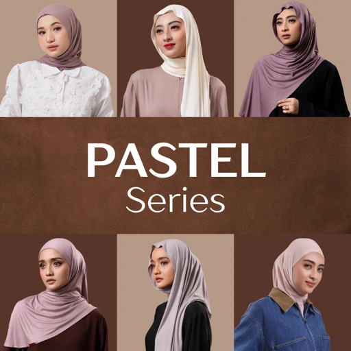  HIJAB INSTANT TENCEL WARNA PASTEL