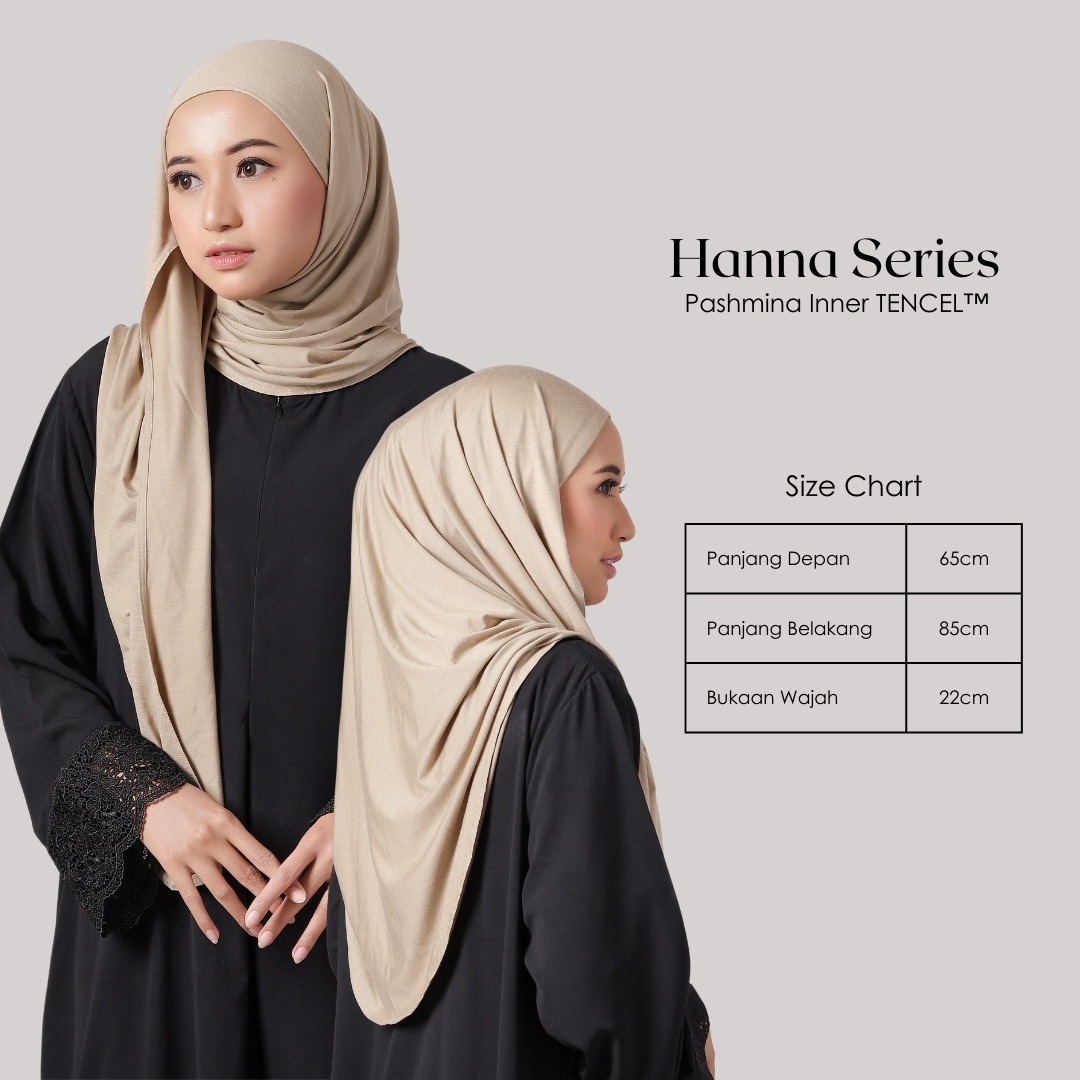 HANNA - Pashmina Inner 2in1 Tali