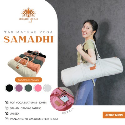 Samadhi Yoga Bag / Samadhi Tas Matras Olahraga / Tas Senam Yoga / Tas Olahraga Yoga / Tas Yoga / Tas Matras Yoga Murah 