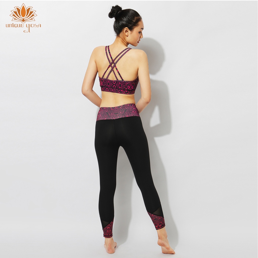 Celana Legging Yoga Pilates / Legging Alino Motif 21 / Celana Olahraga Wanita / Legging Sport Murah