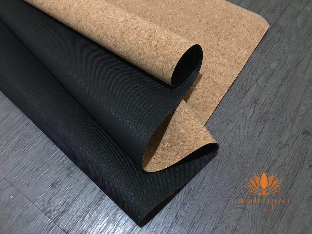 Yoga Mat Motif Align / Matras Cork Mat Rubber Bisa Custom Nama / Matras Senam Yoga