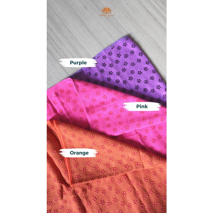Handuk Yoga Anti Slip / Jual Yoga Towel Mat Standar / Yoga Towel Murah/ Towel Matras Yoga /Alas Mat Yoga