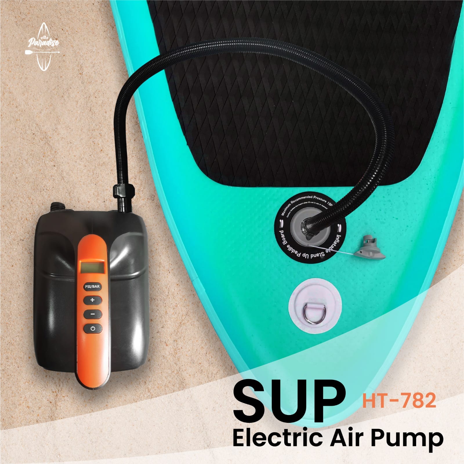 Pompa Udara Elektrik / Stermay SUP Electric Air Pump / Up to 20 PSI SUP / Pompa Elektrik SUP Yoga