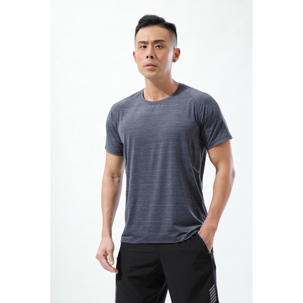 Kaos Olahraga Pria / Kaos Olahraga Cowok / Baju Sport Yoga Import Bahan Dry Fit Termurah 21007 Daily Active Wear / Kaos