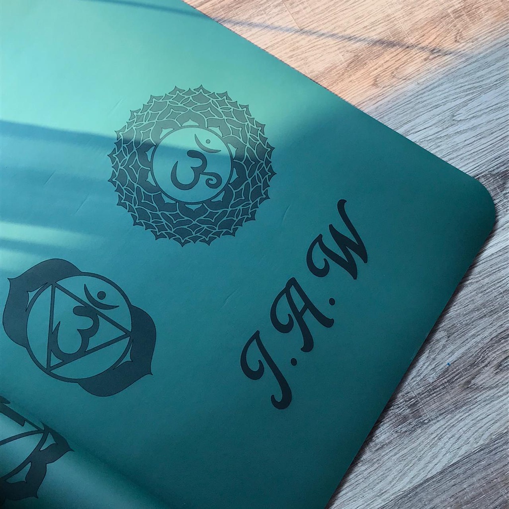 Matras Yoga Premium Chakra / Premium Yoga Mat 7 Chakra / Unique Cakra Yoga Mat / Yoga Mat Premium Cakra 4,5mm