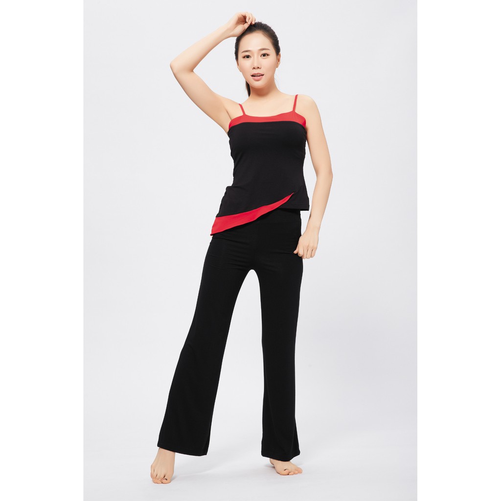 Kaos Senam Yoga Denlus DL 91180 / Kaos Olahraga / Kaos Yoga Sport Hitam