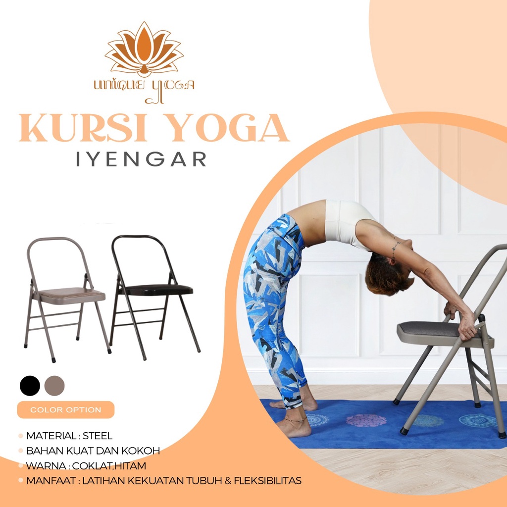 Kursi Yoga Iyengar / Bangku Yoga Iyengar / Kursi Untuk Yoga Pilates / Kursi Olahraga / Yoga Chair